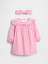 Bebek Pembe Gingham Elbise Seti 1