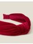 Kadife Düğümlü Taç Kırmızı 2
