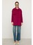 Reglan Kol Apolet ve Pelerin Detaylı Kaşmir Kaban Fuşya 3131 2