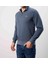 Fermuar Yaka Slim Fit Indıgo Trıko 1