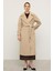 Reglan Kol Çıt Çıt Kapamalı Ara Boy Kaban Bej 3145 2