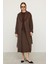 Torba Cepli Kendinden Desenli Oversize Limited Edition Kaban Kahve 3140 1