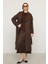 Torba Cepli Kendinden Desenli Oversize Limited Edition Kaban Kahve 3140 3