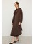 Torba Cepli Kendinden Desenli Oversize Limited Edition Kaban Kahve 3140 5