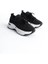 Kadın Siyahtriko Beyaz Tabanlı Taşlı Spor Ayakkabı & Sneaker 4