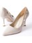 Kadın Krem Rugan Stiletto Topuklu Ayakkabı 5