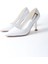 Kadın Fascino Beyaz Rugan Stiletto Topuklu Ayakkabı 3