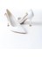 Kadın Fascino Beyaz Rugan Stiletto Topuklu Ayakkabı 4