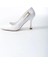 Kadın Fascino Beyaz Rugan Stiletto Topuklu Ayakkabı 5