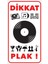 Dikkat ! Plak Uyarı Etiketi (100 Adet) 1
