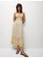 Pamuklu Askılı Midaxi Plaj Elbisesi 6