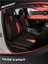 Nissan Navara Oto Koltuk Kılıfı Ön Arka Tam Set Mihway Betelgeuse Kırmızı Serisi 2