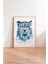 Ahşap Çerçeveli Tablo, Mistik Kar Leoparı, Genç Odası Dekoru Poster No: 113532 3