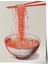 Çerçevesiz Poster, Kırmızı Ramen Kasesi Illüstrasyonu, Mutfak Dekoru Poster No: 113264 1
