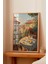 Ahşap Çerçeveli Tablo, Toskana Tarzı Balkon ve Sokak Manzarası, Salon Dekoru Poster No: 113390 2