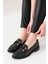 Siena Kadın Siyah Makosen Casual Loafer Günlük Ayakkabı 1