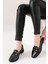 Siena Kadın Siyah Makosen Casual Loafer Günlük Ayakkabı 5