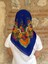 Mardin Yazması Çiçek Desenli Başörtüsü 100X100 cm – Çeyizlik ve Günlük 1