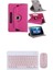 Samsung Galaxy Tab S11 Kılıf Uyumlu Standlı Kablosuz Bluetooth Klavye Mouse Set 1