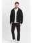 Erkek Basic Salaş Mevsimlik Siyah Esnek Ceket 5