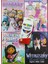 4 Adet Stickerli Boyama Kitabı ve 12 Li Kuruboya (Crybaby/moda/gabbys/wednesday) 1