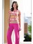 Şahinler Kadın Çizgili Pijama 21414 1