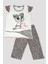 Kız Çocuk Leopar Desenli Pijama Takımı 6529 1