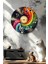 Lotous Çiçeği Tasarımlı Uv Baskılı Duvar Süsü – 33X33 cm & 20X20 cm DT151 4