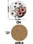 Uğur Böcekli & Çiçek Desenli Uv Baskı Mdf Duvar Süsü – 33X33 cm & 20X20 cm DT147 5