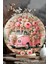 Pembe Minibüs ve Çiçek Desenli Uv Baskı Mdf Duvar Süsü – 33X33 cm & 20X20 cm DT141 3