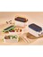 Taşınabilir Yemek Kabı 2 Katlı Lunch Box Diyet Beslenme Kutusu Saklama Kabı Çatal Kaşıklı Sefer Tası 2