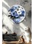 Mavi & Beyaz Çiçek Vazolu Uv Baskı Mdf Duvar Süsü – 33X33 cm & 20X20 cm DT149 4