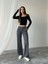 Kadın Taş Desenli Wide Leg Kadın Pantolon 3