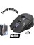 G400 Bluetooth Oyuncu Mouse Type-C Port Şarjlı + LED Ekran Rgb 1600DPI Sessiz Siyah 1