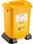 SY-4395 Sıfır Atık Plastik Geri Dönüşüm Çöp Kutusu 50 Lt Sarı 5 Adet 3