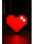 Minecraft Kalp Tasarımlı Gece Lambası Dekoratif Aydınlatma 1