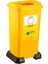 SY-4398 Sıfır Atık Plastik Geri Dönüşüm Çöp Kutusu 70 Lt Sarı 5 Adet 3