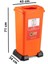 SY-4398 Sıfır Atık Pil Geri Dönüşüm Çöp Kutusu 70 Lt Turuncu 5 Adet 2
