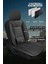 Chevrolet Nubira 2003–2008 Sarp Serisi Oto Koltuk Kılıfı 5’li Set – Airbag & Kolçak Uyumlu, 3 Katman, Deri+Lakost Siyah 3