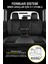 Citroen C-Elysée Alure -Active 2012-2017 Sarp Serisi Oto Koltuk Kılıfı 5’li Set – Airbag & Kolçak Uyumlu, 3 Katman, Deri+Lakost Siyah 5