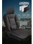 Citroën C-Elysée 2012–2022 Sarp Serisi Oto Koltuk Kılıfı 5’li Set – Airbag & Kolçak Uyumlu, 3 Katman, Deri+Lakost Siyah Kırmızı 2