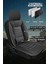 Geely Mk 2006–2012 Sarp Serisi Oto Koltuk Kılıfı 5’li Set – Airbag & Kolçak Uyumlu, 3 Katman, Deri+Lakost Siyah Beyaz 2