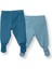 Erkek Bebek 2li Çoraplı Pantolon Interlok 2