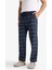 Regular Fit Beli Bağcıklı Cepli Uzun Boy Kareli Pijama Altı C6118AX25WN 4