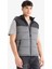 Su Geçirmez Slim Fit Dar Kesim Kapüşonlu İç Cepli Fermuarlı Şişme Yelek C5025AX25WN 4