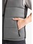 Su Geçirmez Slim Fit Dar Kesim Kapüşonlu İç Cepli Fermuarlı Şişme Yelek C5025AX25WN 5