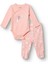 Kız Bebek Yenidoğan Zıbın Body-Patikli Alt Çıtçıtlı Zarf Yaka Uzun Kol Patikli 1