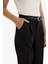 Carrot Fit Cep Detaylı Yüksek Bel Düz Paça Gabardin Pantolon F7446AX25AU 6