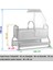 Lüx Bebek Beşiği Nenni Silinebilir Portatif Sallanır Sepet Beşik Hamak Beşik 4