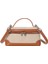 Yeni Moda Retro El-Küçük Kare Çanta Değil Kanvas Kontrast Renkli Dikiş Dokusu Tek Omuzlu Crossbody Çanta (Yurt Dışından) 1